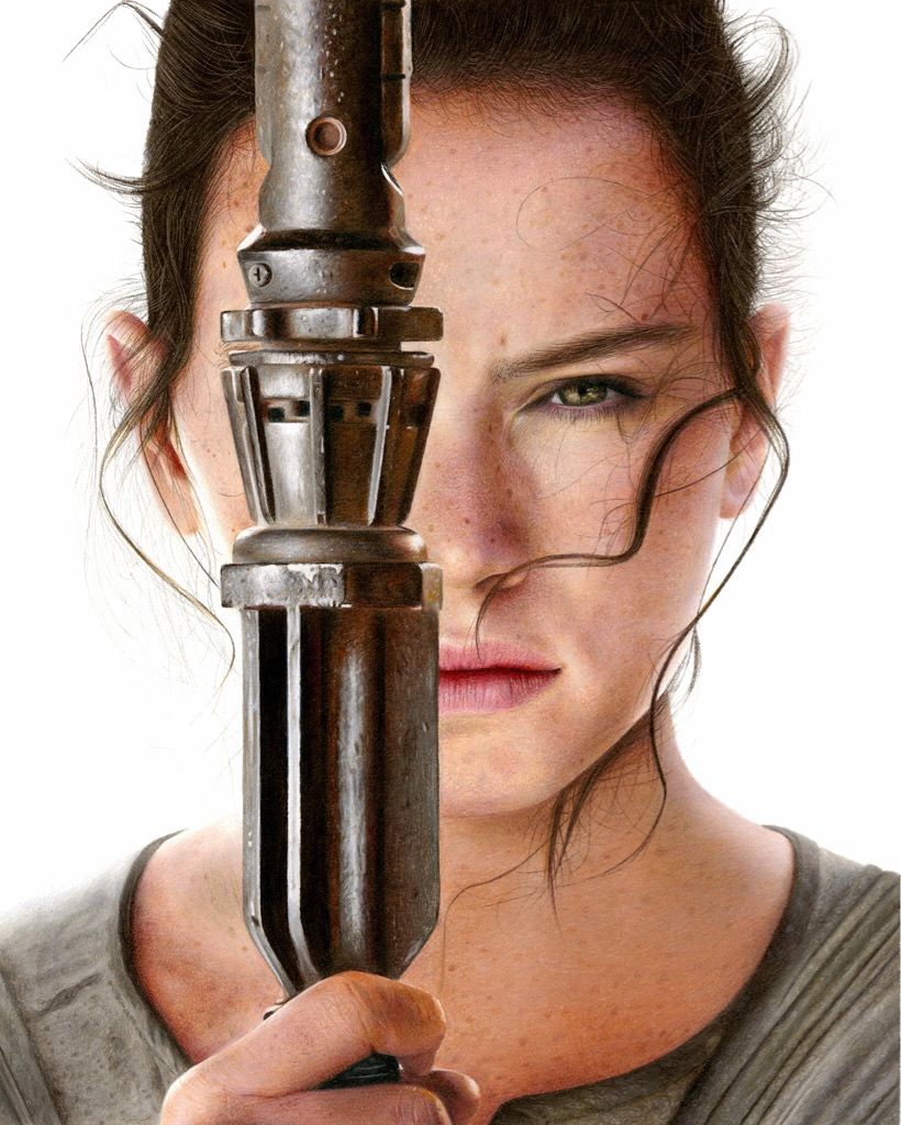 Impresionante fan-art de Rey (Star Wars) - Zinemaníacos