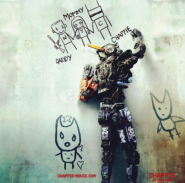 «Cortocircuito» + «Robocop» + «El Gigante de Hierro» = «Chappie»