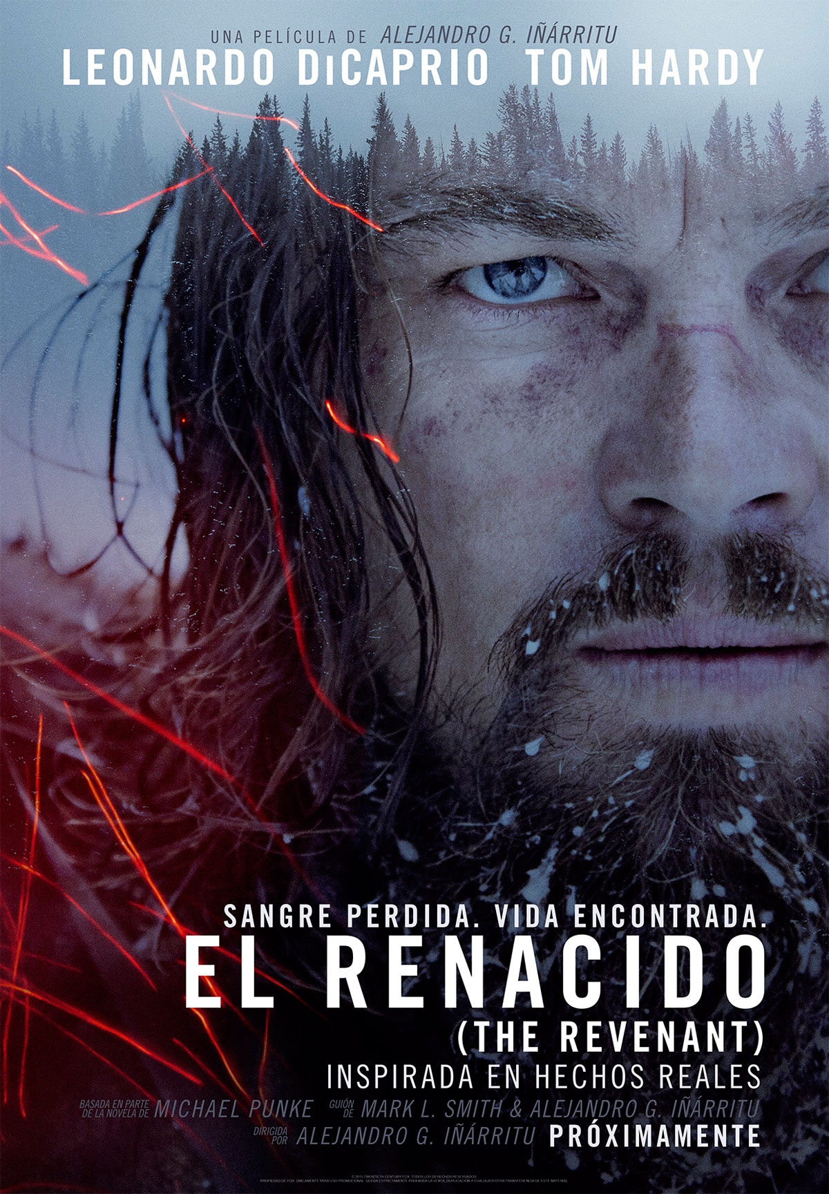 Cartel de El Renacido.