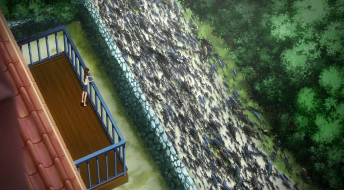 Gyo: Tokyo Fish Attack (2012), peces con pedorretas