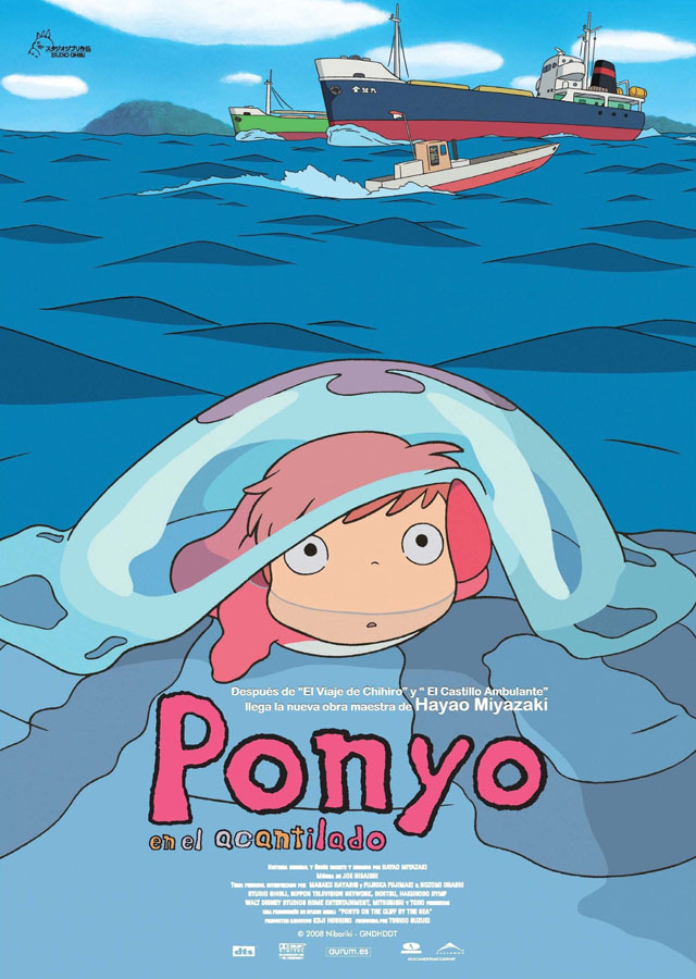 Ponyo en el acantilado - poster