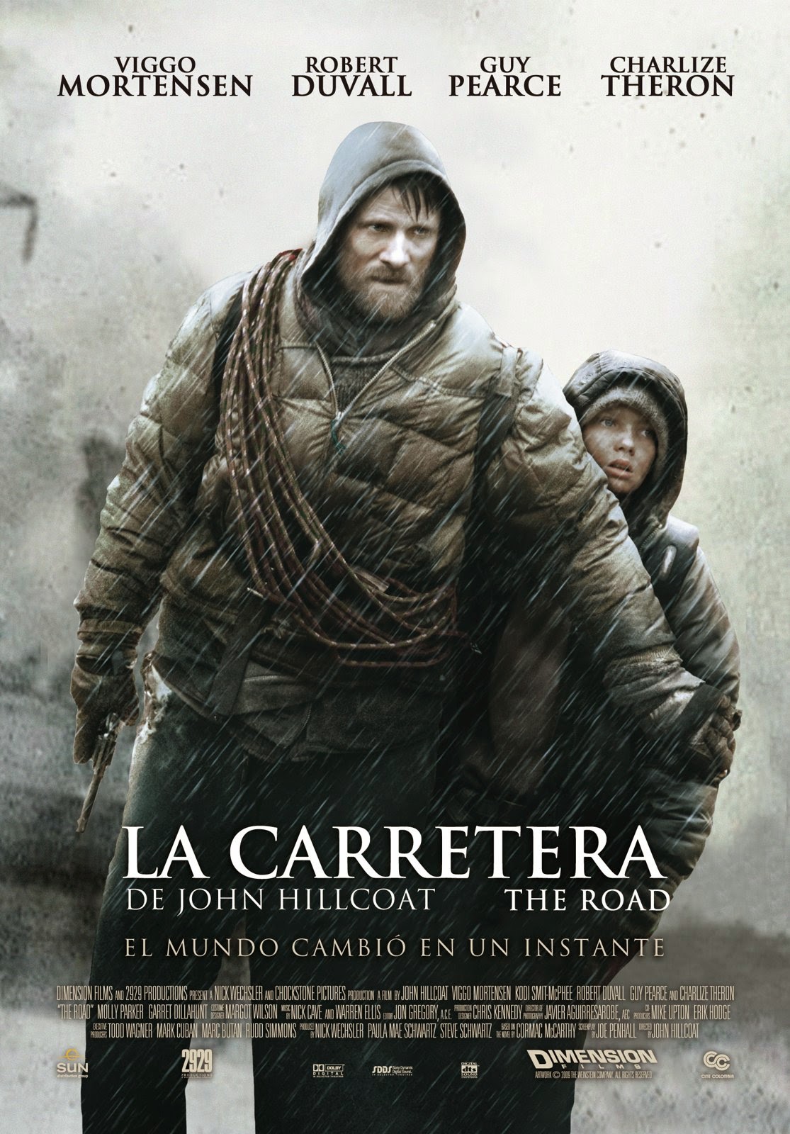 Cartel de la película La carretera, de 2009
