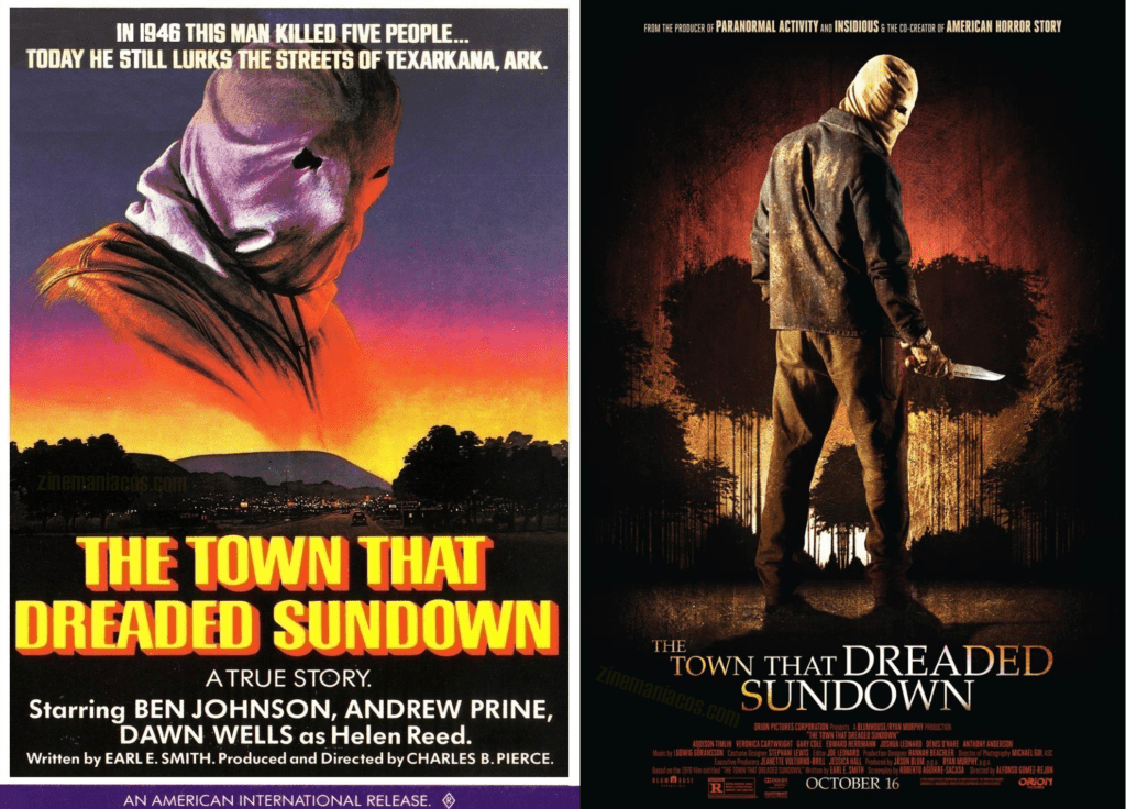Carteles de The town that dreaded sundown, de 1976 y 2014