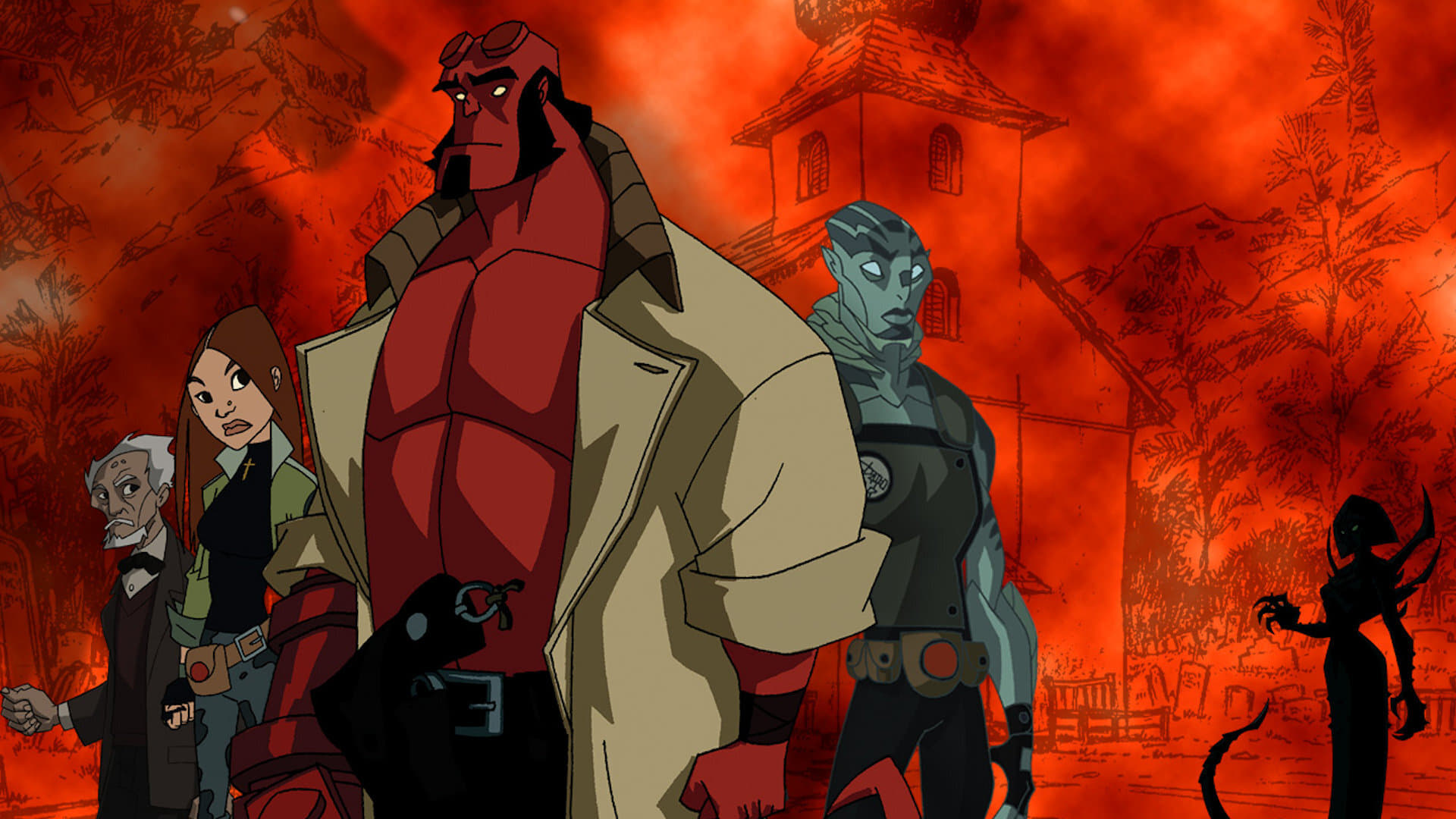 Hellboy: Dioses y vampiros (2007), ajo y agua