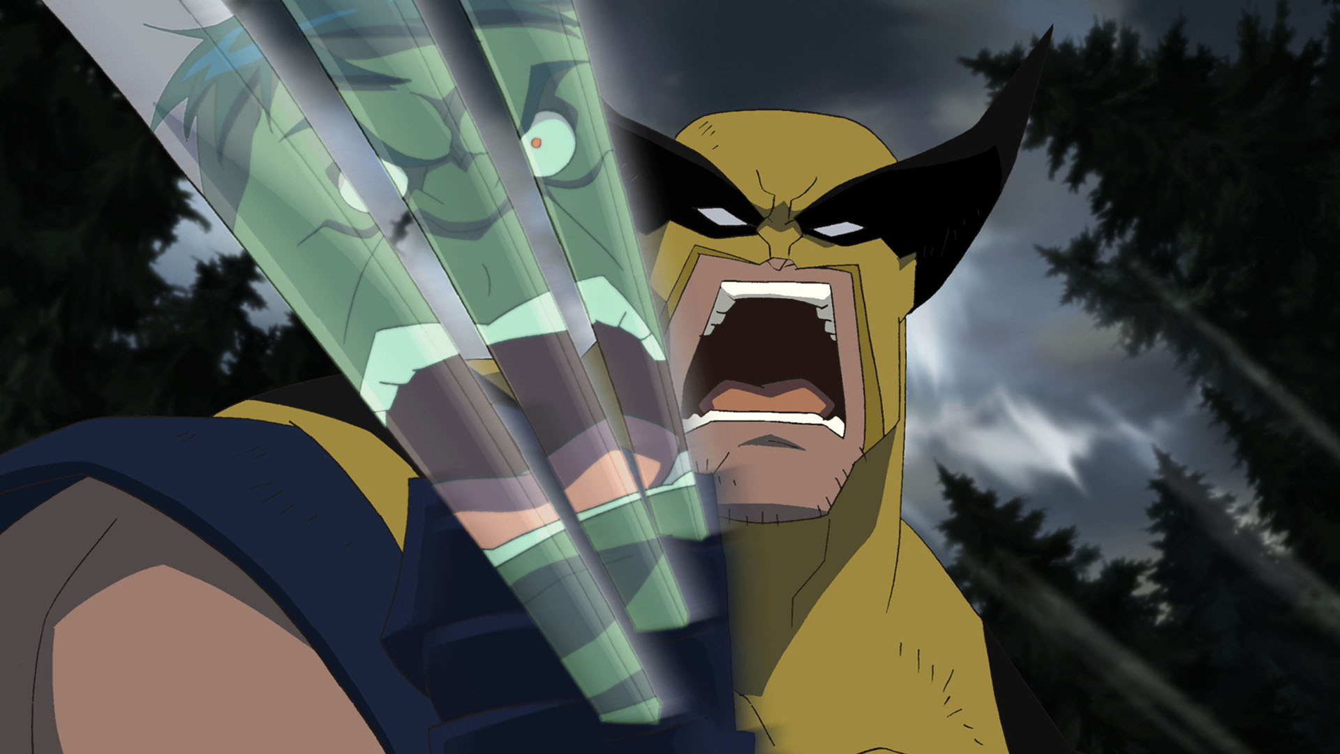 Hulk vs Lobezno (2009), sangre y garras