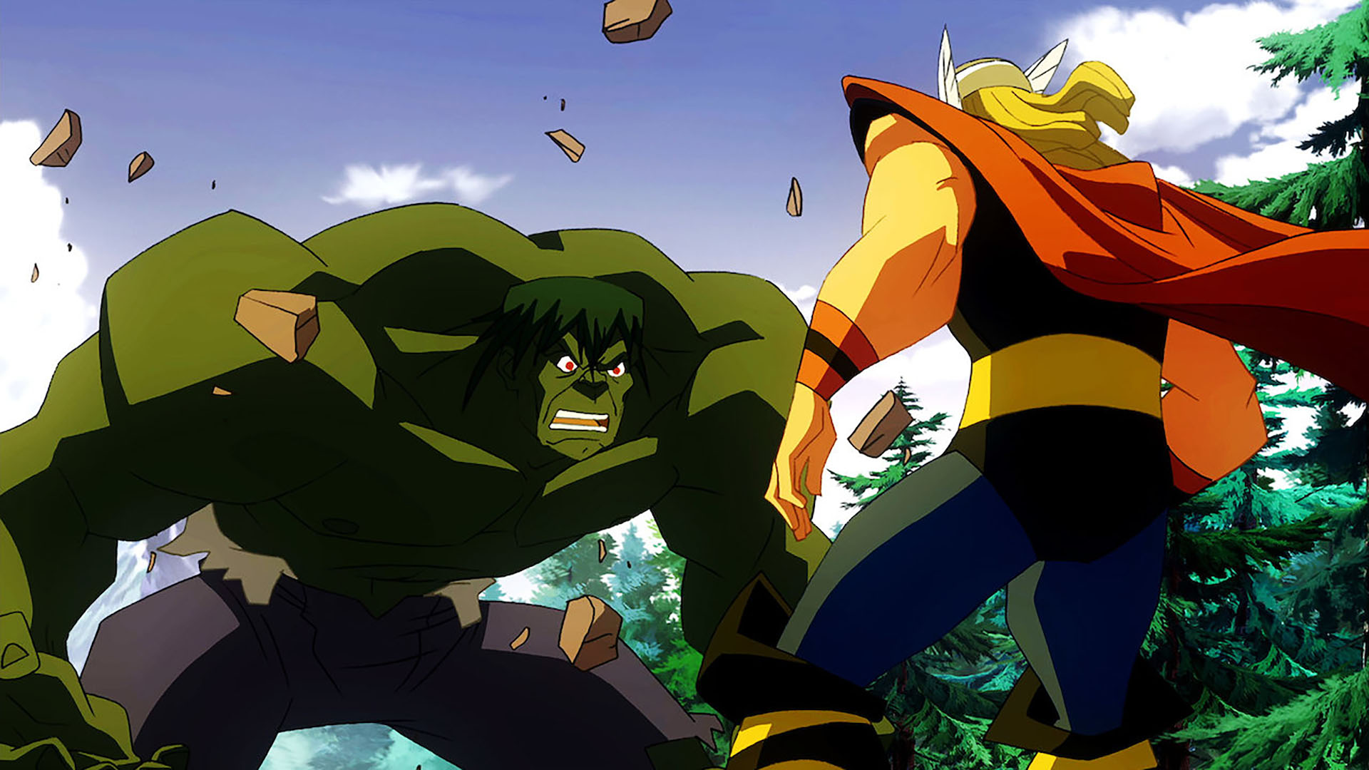 Hulk vs Thor (2009), choque de titanes