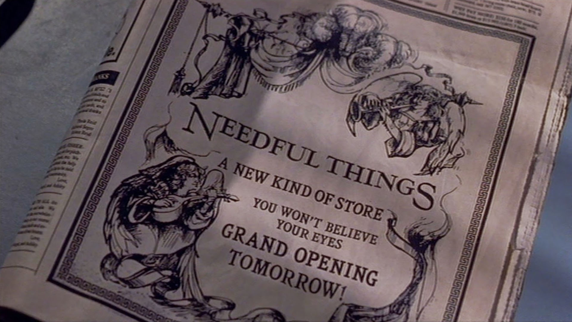La Tienda (1993), deseos y consecuencias